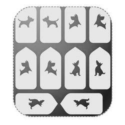 IRISK Трафарет для дизайна ногтей №60, серебро