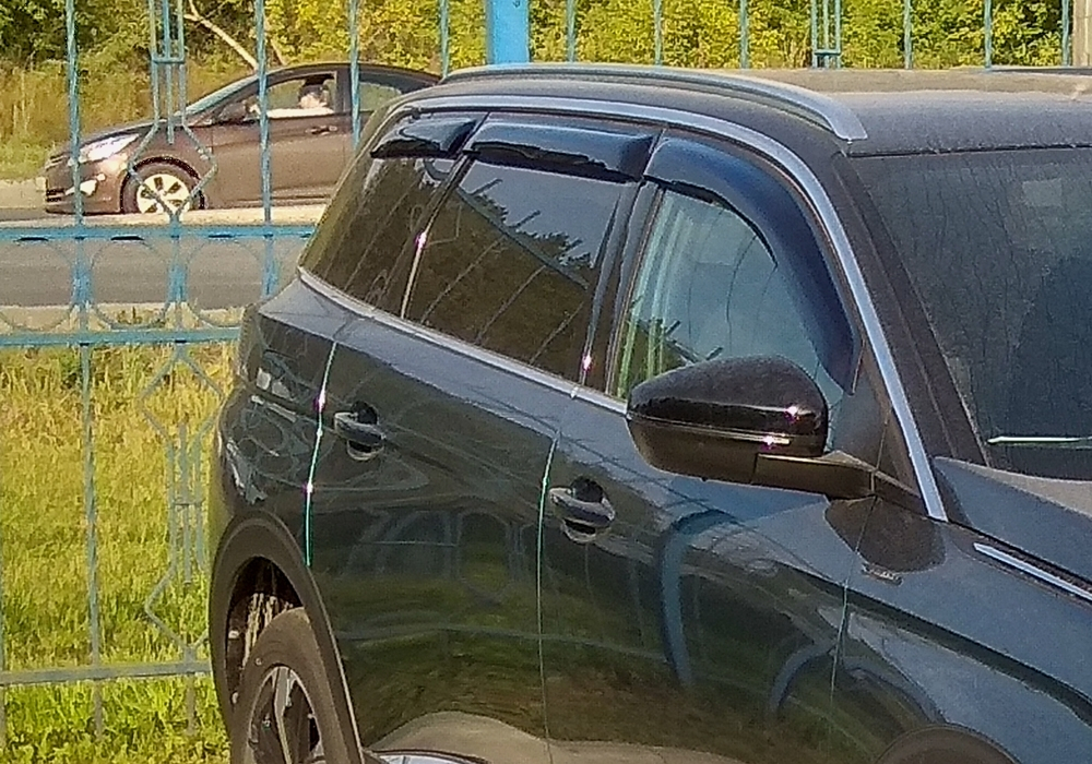 Дефлекторы боковых окон SIM для Peugeot 5008 (2017-) арт.SPE50081732/2b