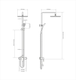 Душевая система Royce Uno (RCS-110705CR)