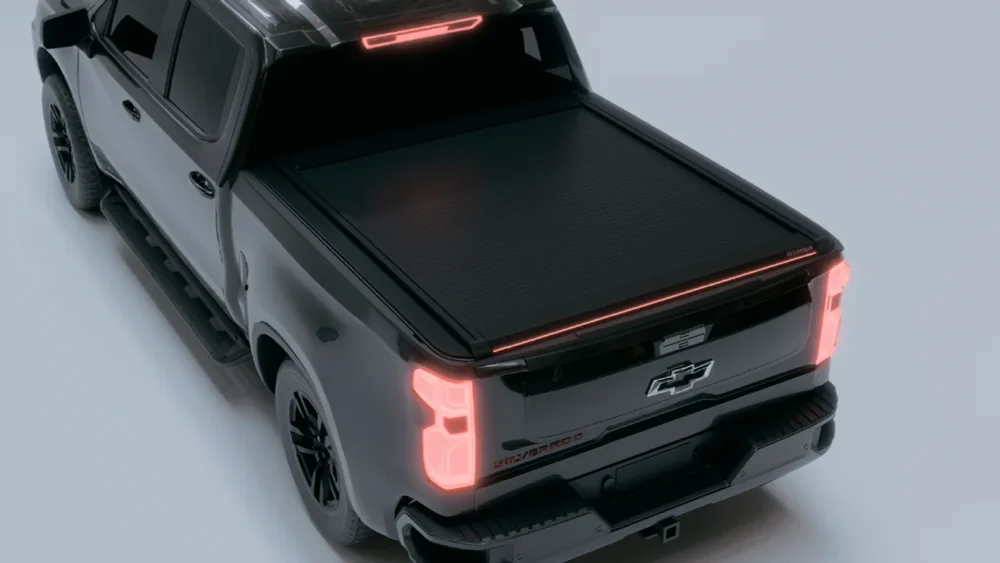 Электрическая крышка багажника для Chevrolet Silverado Crew Cab 2019+ Шевроле Сильверадо Электрошторы роллета рольставни