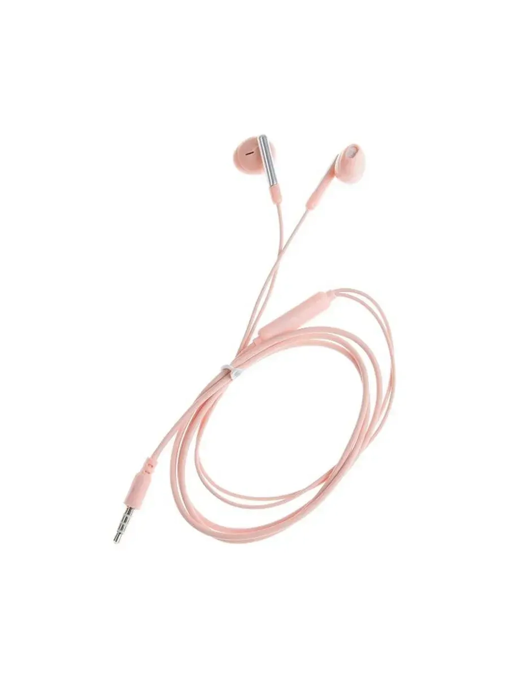Наушники R-8, проводные, вкладыши, микрофон, 1 м, Jack 3.5 м