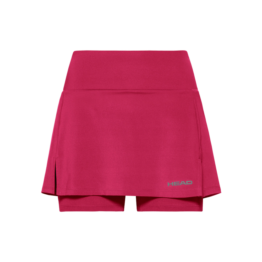 Женская теннисная юбка HEAD Club Basic Skirt Women - Pink, Silver