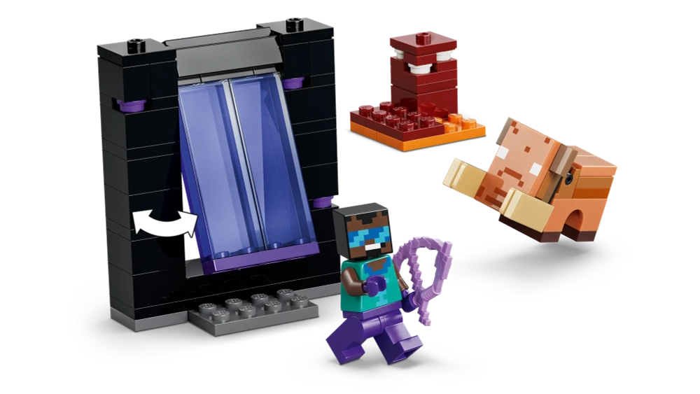 Конструктор LEGO Minecraft 21584 Nether & End Portal Journey