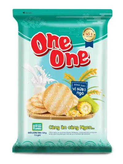 Рисовые крекеры со вкусом кукурузы и молока 120 г