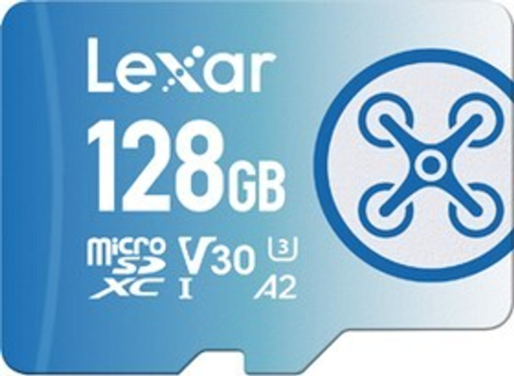 Карта памяти Lexar FLY microSDXC 128GB UHS-I U3 V30 A2, R/W 160/90 МБ/с