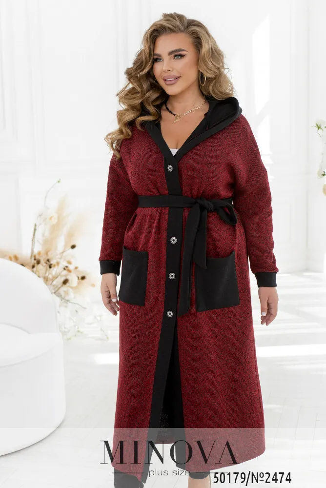Кардиган 2474-красный Minova