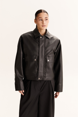 Leather Jacket ( short )