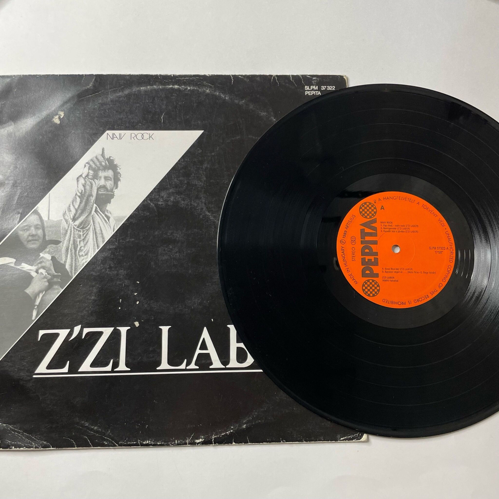 Винтажная виниловая пластинка LP Z'Zi Labor Naiv Rock (Венгрия 1989)
