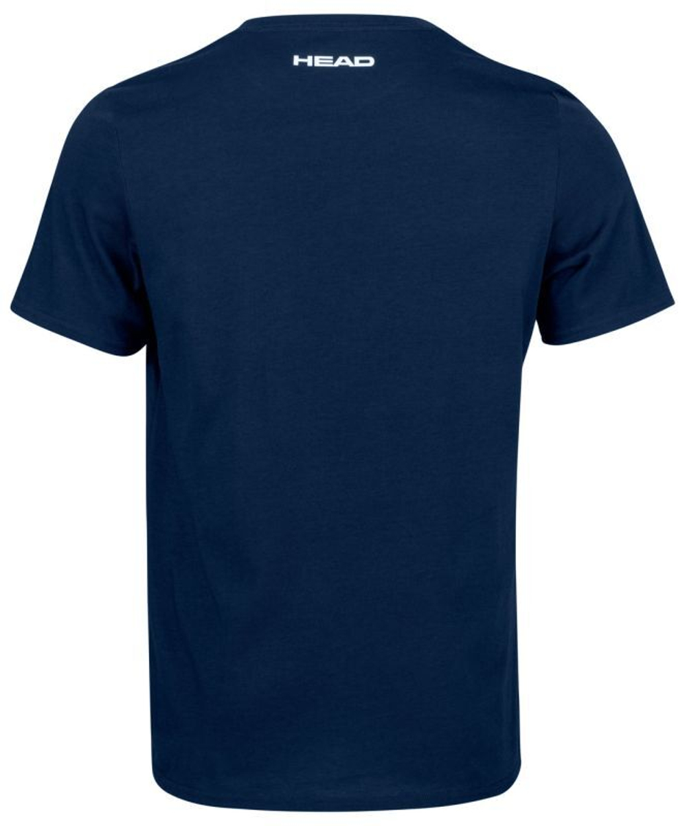 Футболка для мальчика теннисная Head Font T-Shirt B - dark blue