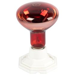 Светильник для инфракрасной лампы ЭРА FITO-Holder-CAP-light 3 м патрон-основание керамический с кабелем и цоколем Е27 | Светильники для растений