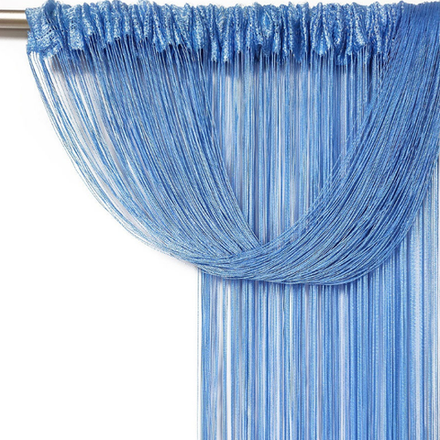 Кисея легкая однотонная - голубая, 300 х 280 см. Арт. 11Оптом