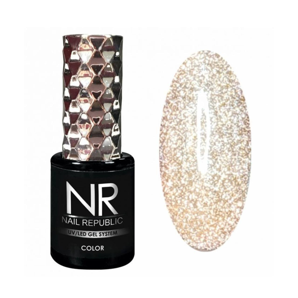 Nail Republic Гель-лак Flash 03 (светоотражающий), 10 мл