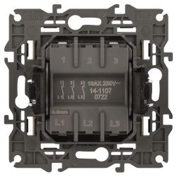 Выключатель ЭРА Elegance 14-1107-02 тройной 10АХ-250В IP20 слоновая кость