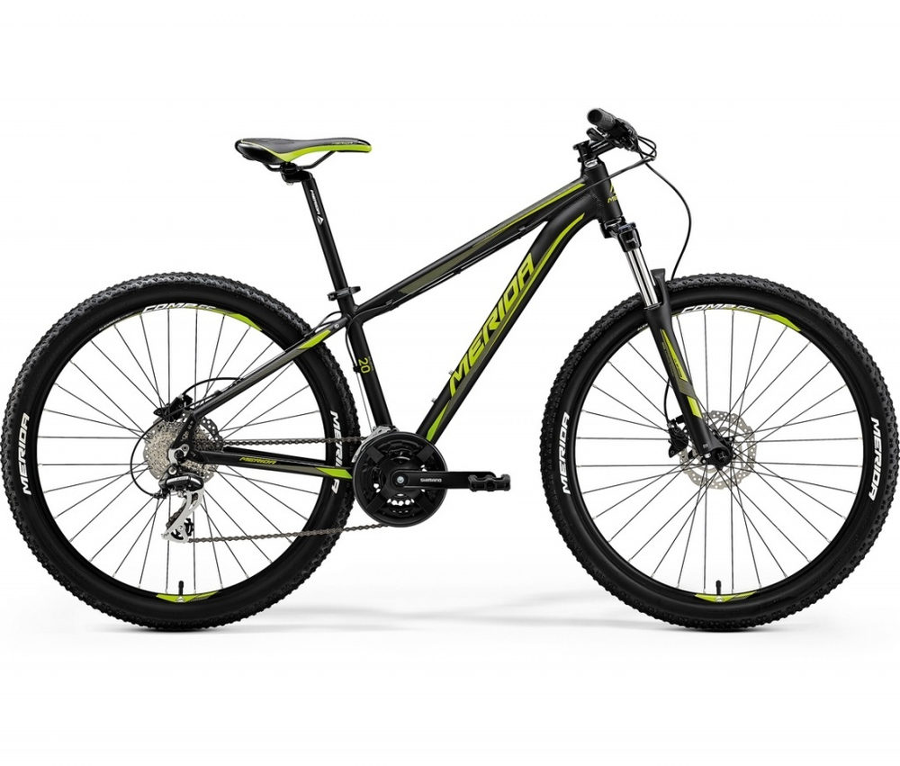 Велосипед Merida Big.Seven 20-D (2018) Рама: L (18.5")  MattBlack/Green