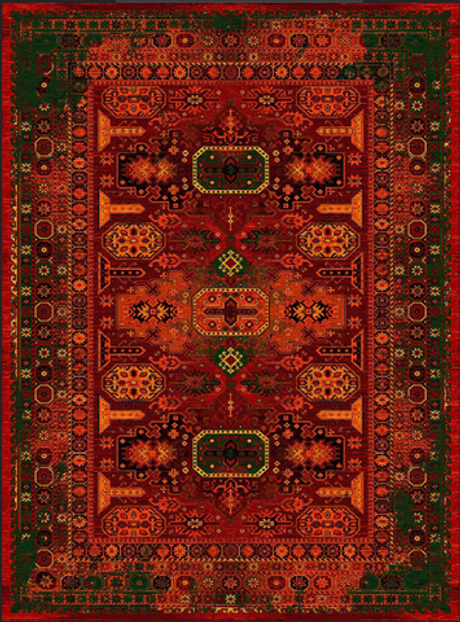 Иранский ковер из искусственного шелка 150 х 250 Rokhbaft Ronasi 716 Иран