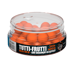 Бойлы насадочные плавающие Sonik Baits TUTTI FRUTTI Fluo Pop-ups 11мм 50мл (Тутти-Фрутти)
