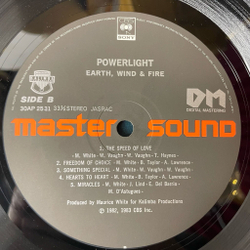 Винтажная виниловая пластинка LP Earth, Wind and Fire Powerlight (Japan 1983) (Obi) Master Sound