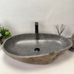 Раковина из речного камня RS-63640 (79*45*16) 0125