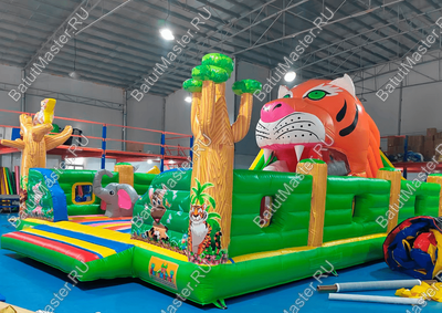 Коммерческий надувной батут «Прайд» с широким входом 12*7*6 м