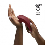 Бесконтактный клиторальный стимулятор Womanizer Premium 2 бордовый