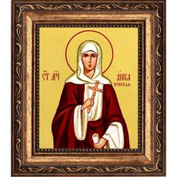 Анна Готфская мученица. Икона на холсте.