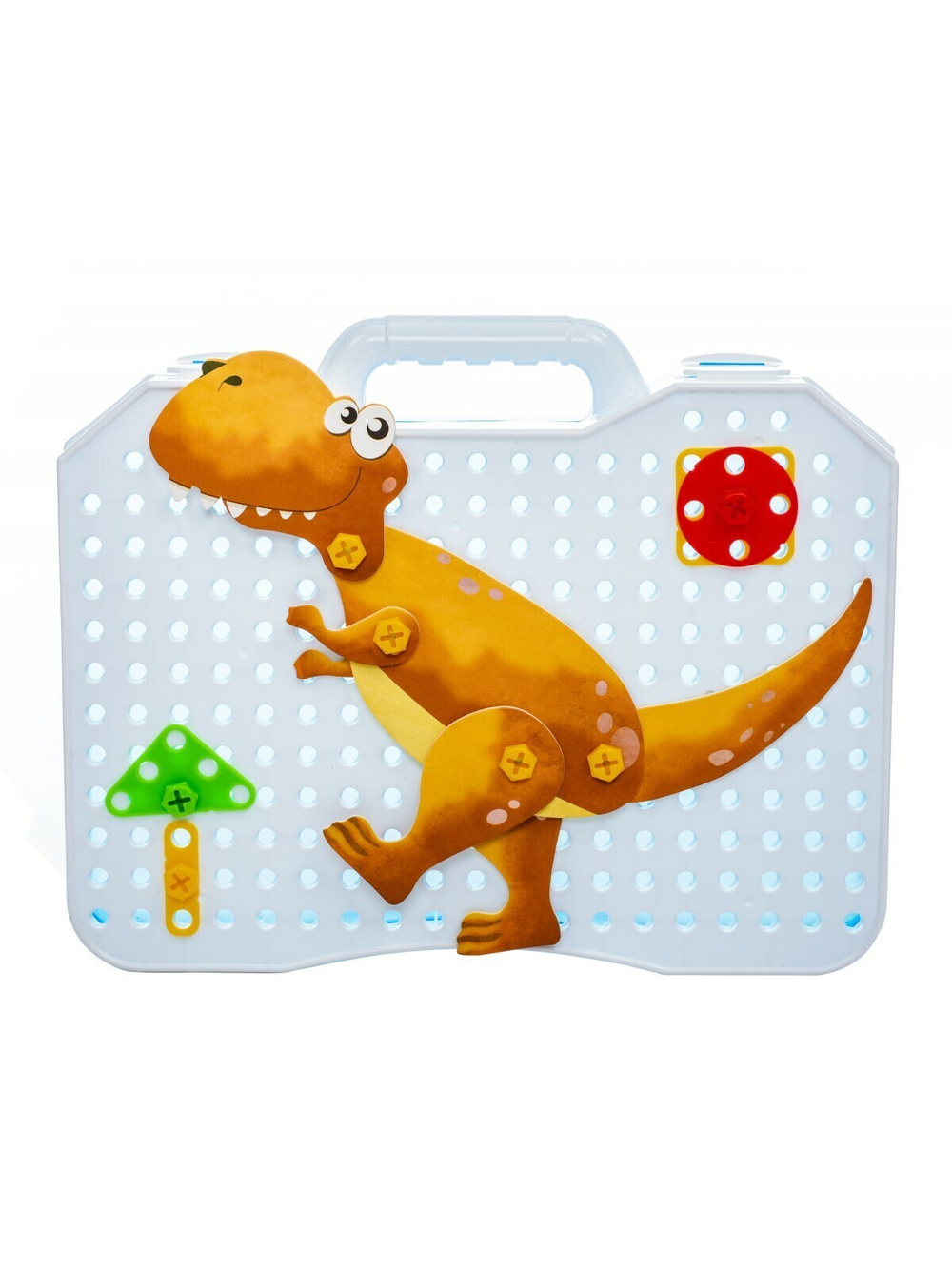 Конструктор с шуруповертом Игрокат Magic Puzzle Plate (198 деталей), 3+