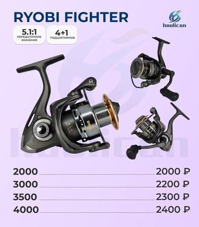КАТУШКА RYOBI FIGHNER #3000