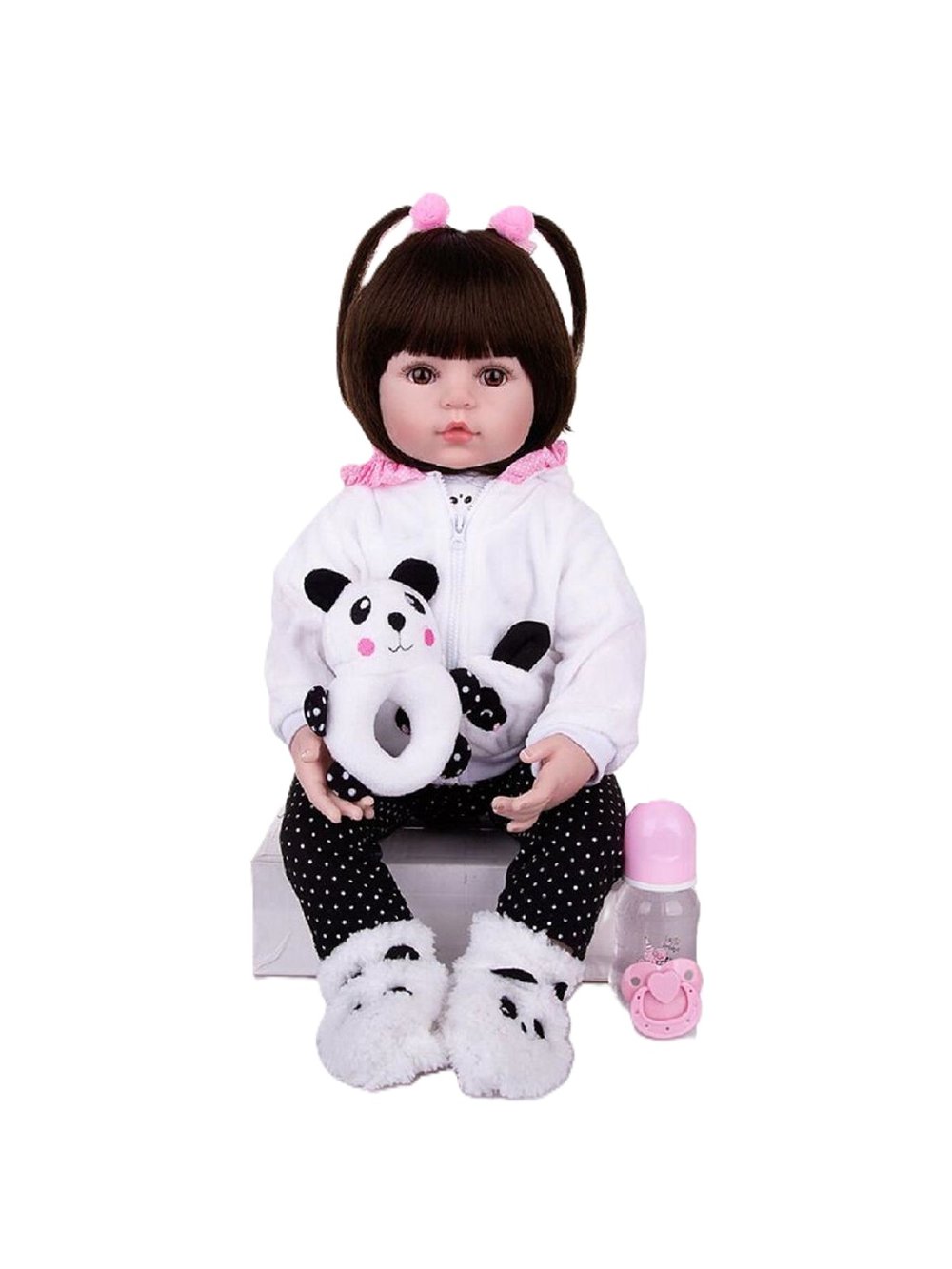 Кукла Реборн виниловая 48см в пакете (FA-062)