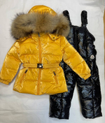 Костюм - пуховичок для детей Buba Moncler Yellow