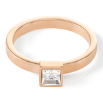 Кольцо Coeur de Lion Crystal-Gold 18 мм 0501/40-1816 56 цвет прозрачный, золотой