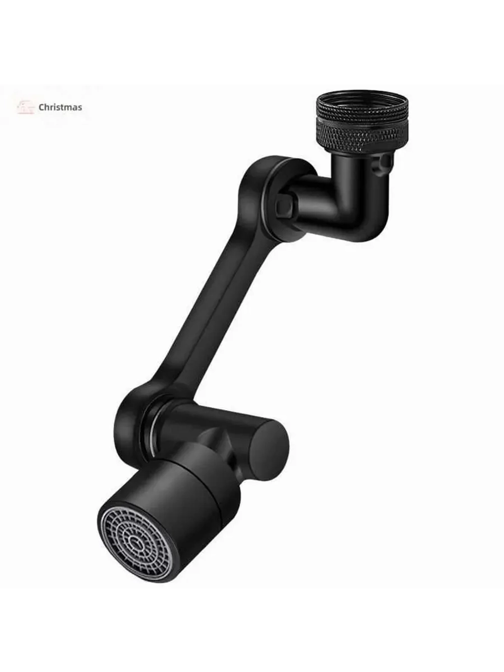 Насадка удлинитель поворотная - аэратор на кран: Черный