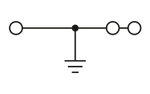 1923128 - UK 3-TWIN-PE - Заземляющая клемма
