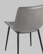 Стул Деймон экокожа серый