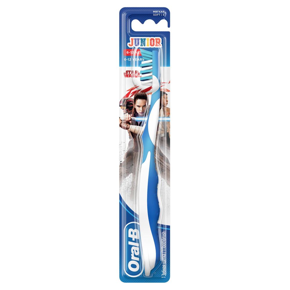 Oral-B Щетка зубная Junior (6-12 лет), для детей, мягкая