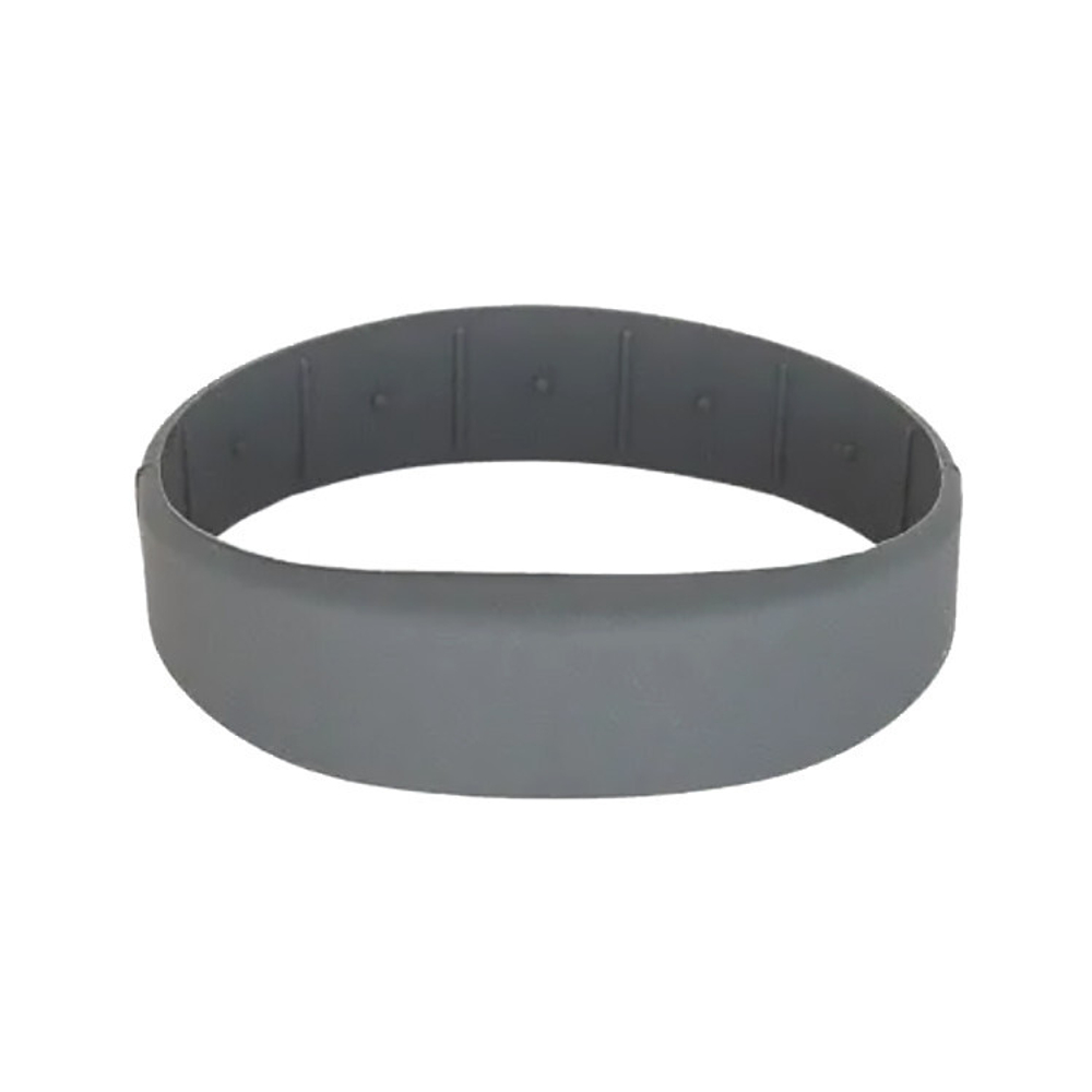 Перезаписываемый RFID браслет T5577 “OFFICE TEMIC” СЕРЫЙ, без застежки