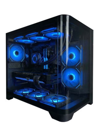 Игровой компьютер (системный блок) Intel Core i7 265KF / RTX5070 / 32GB DDR5 /SSD 1000Gb/800W/Win 11 PRO (черный)