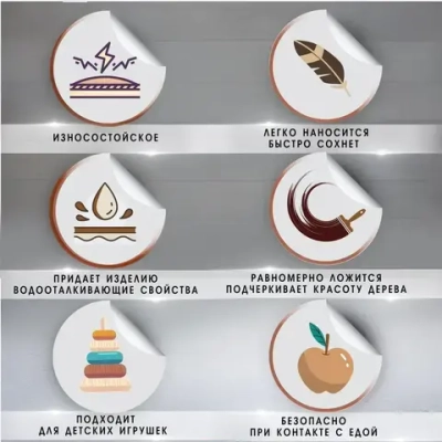 Масло для дерева с воском BORMA WACHS (1л) матовое, паркетное масло с твердым воском Hardwax PARQUET OIL 1030