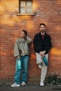 Термобутылка Klean Kanteen Rise Vac Classic Arch Loop 20oz (592 мл) Brittany Blue