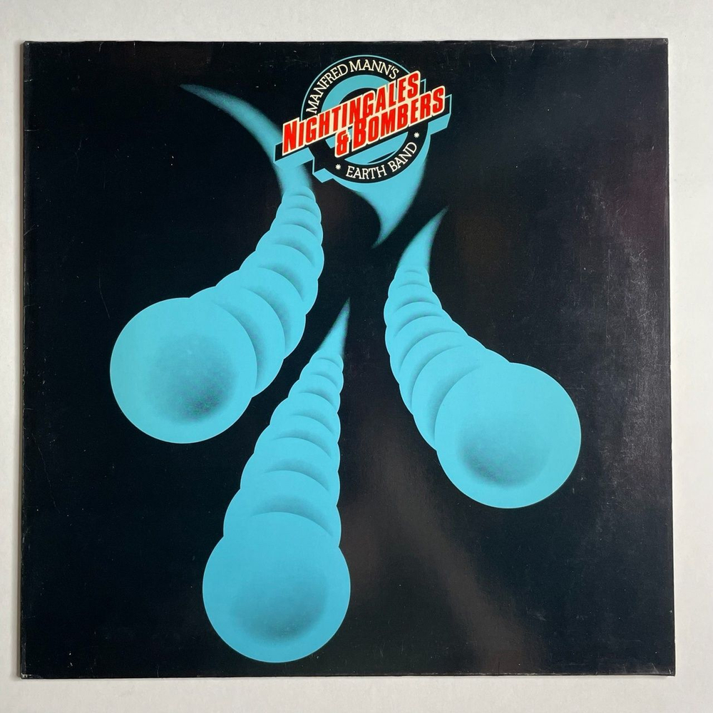 Винтажная виниловая пластинка LP Manfred Mann's Earth Band Nightingales and Bombers (Germany 1975) Fat Nelly