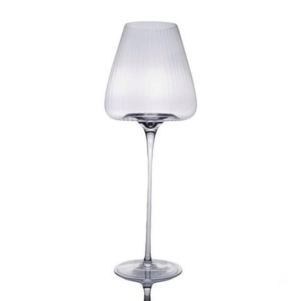 Бокал для вина 550 мл "  Optical" d 6,2 см h28 см оптические грани P.L. - BarWare [4]