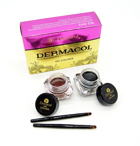 Жидкая подводка Kit gel eyeliner waterproof DERMACOL