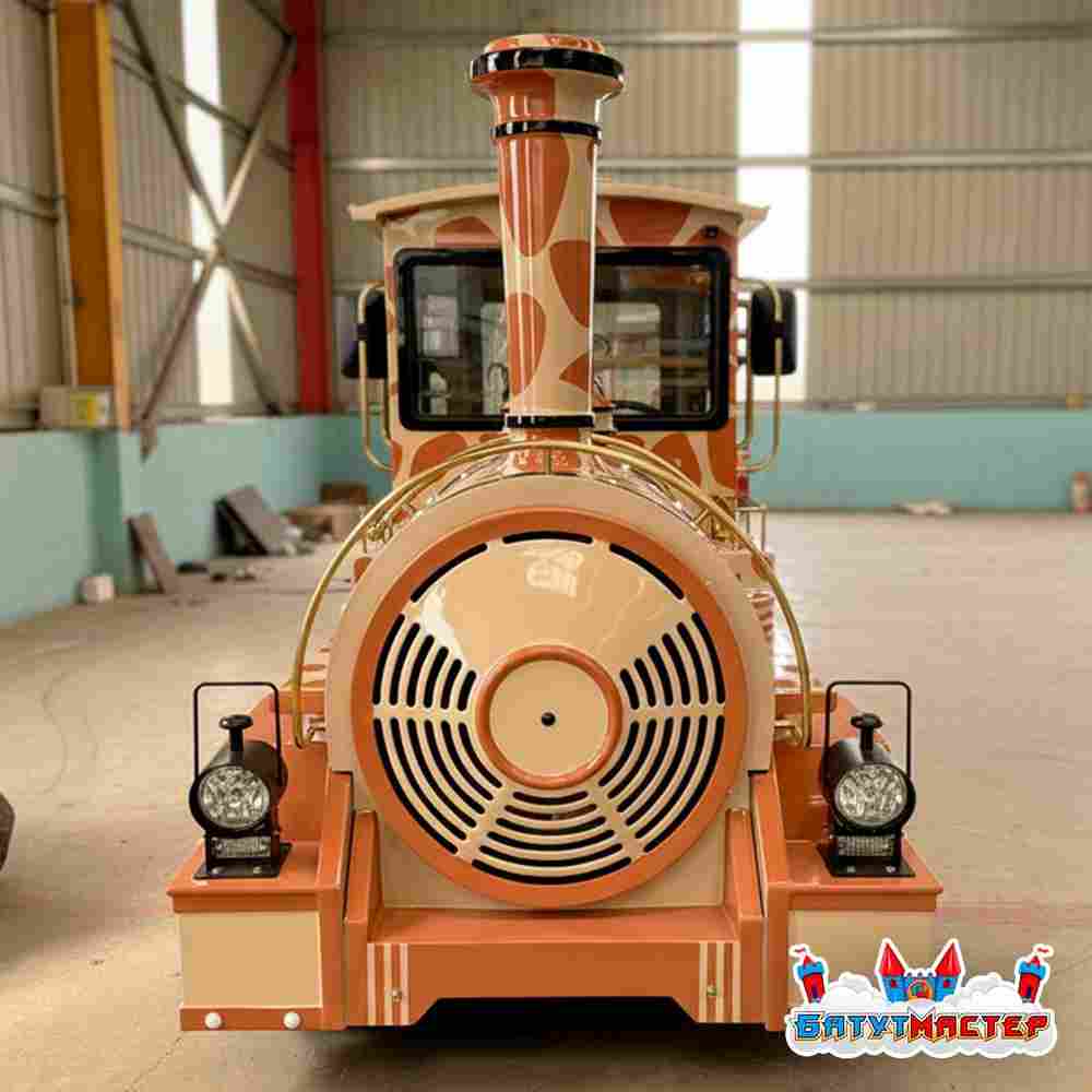 Поезд безрельсовый «Жирафик» 3 вагона, 13 мест, для ТРЦ