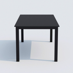 Обеденная группа Ideal Patio ДОЛЛА СОЛА каркас карбон, стол алюминий 220, текстилен серый