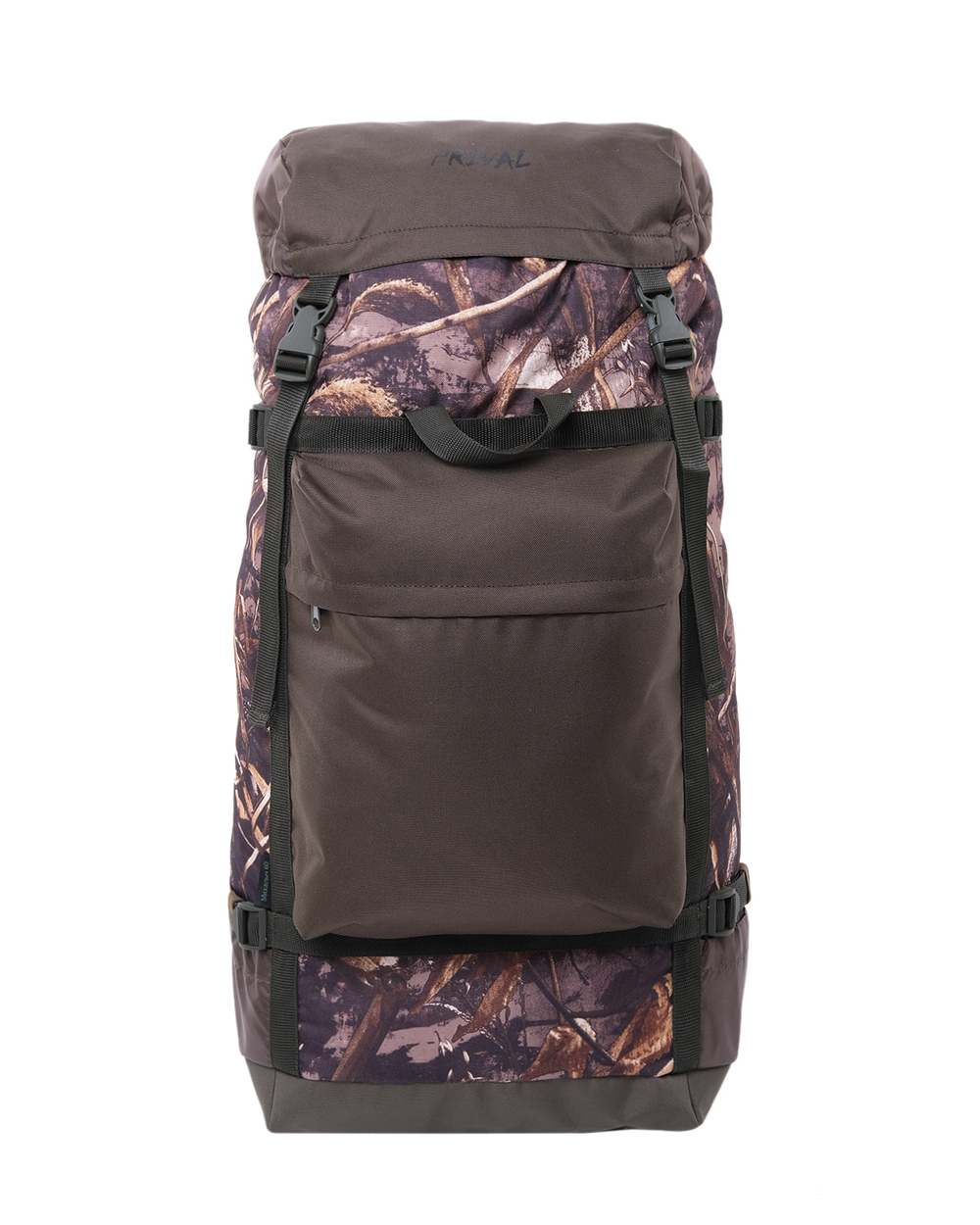 Рюкзак туристический Prival Михалыч 60л, хаки + камуфляж Лес