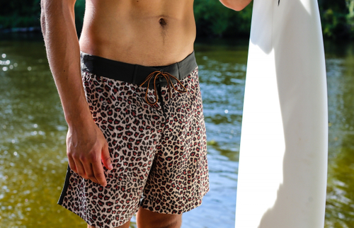 Бордшорты укороченные мужские