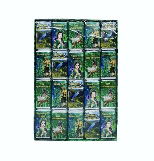 Набор шоколада "Сказы Бажова" 100г (20*5 гр.) 52% какао