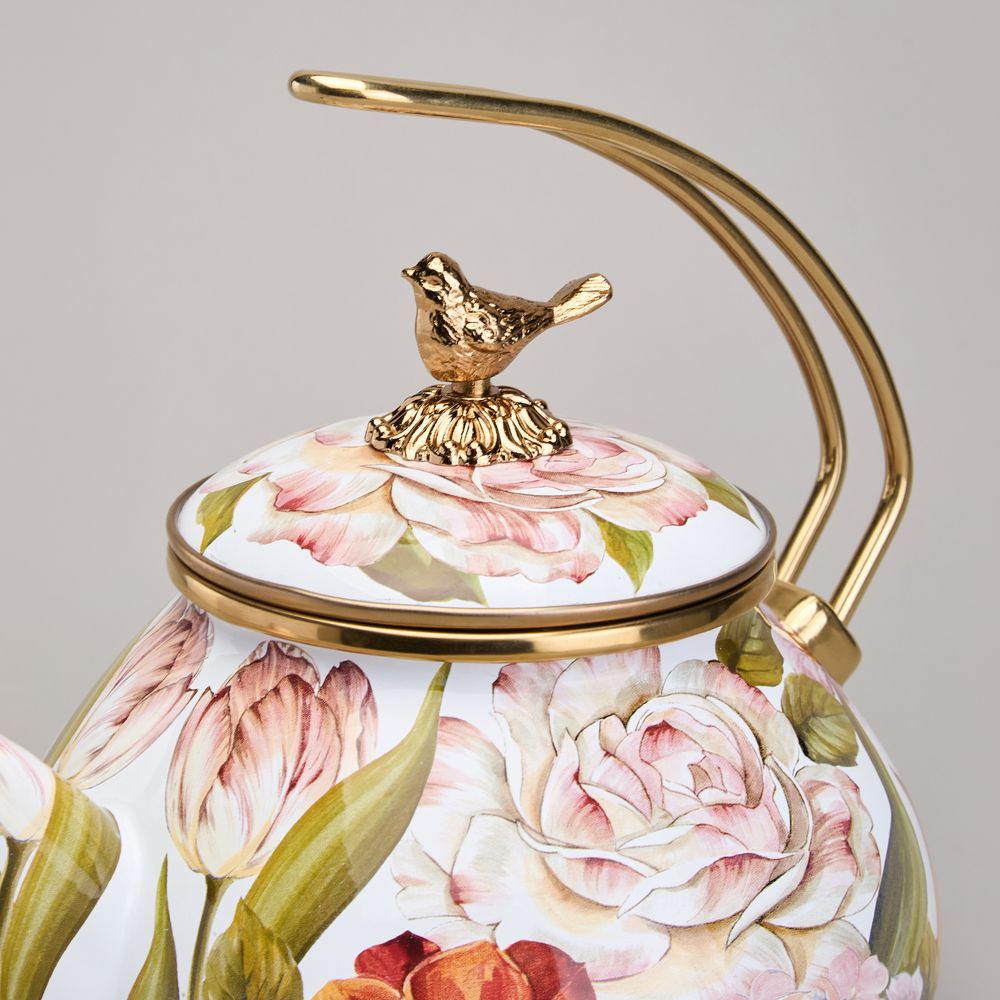 ЧАЙНИК AGNESS ЭМАЛИРОВАННЫЙ СЕРИЯ ФЛАНДРИЯ, 2,2Л