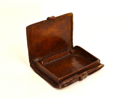 Шкатулка Записная книжка. Патинированная бронза, литье. Хосе Гонсалес Оньева. Испания.