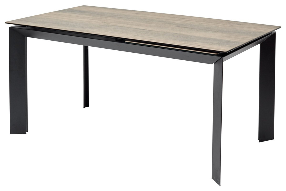 Стол М-City DISAUR Кремона (Cremona) 180 Kl-61 Под Дерево, Итальянская керамика, Черный