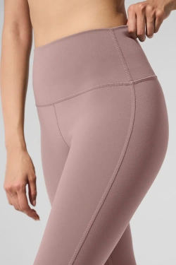 Alo yoga Леггинсы с высокой талией, серо-коричневый